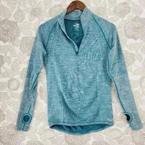 Saucony Women's Athletic Running Sweatshirt Mock neck Size S